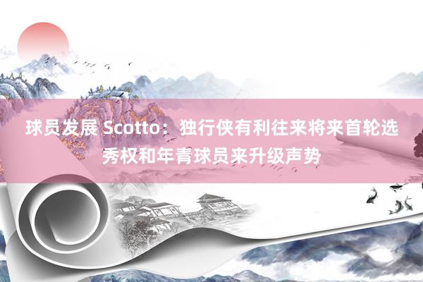 球员发展 Scotto：独行侠有利往来将来首轮选秀权和年青球员来升级声势