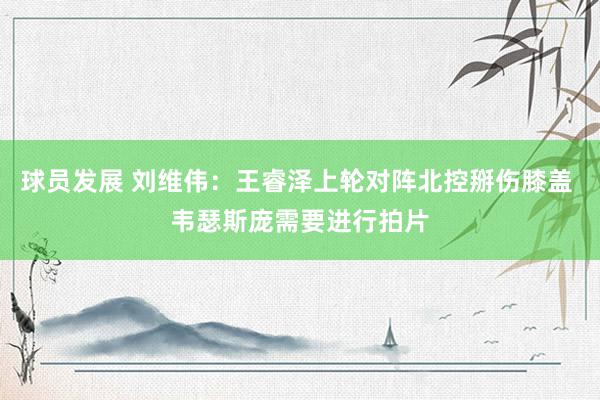 球员发展 刘维伟：王睿泽上轮对阵北控掰伤膝盖 韦瑟斯庞需要进行拍片